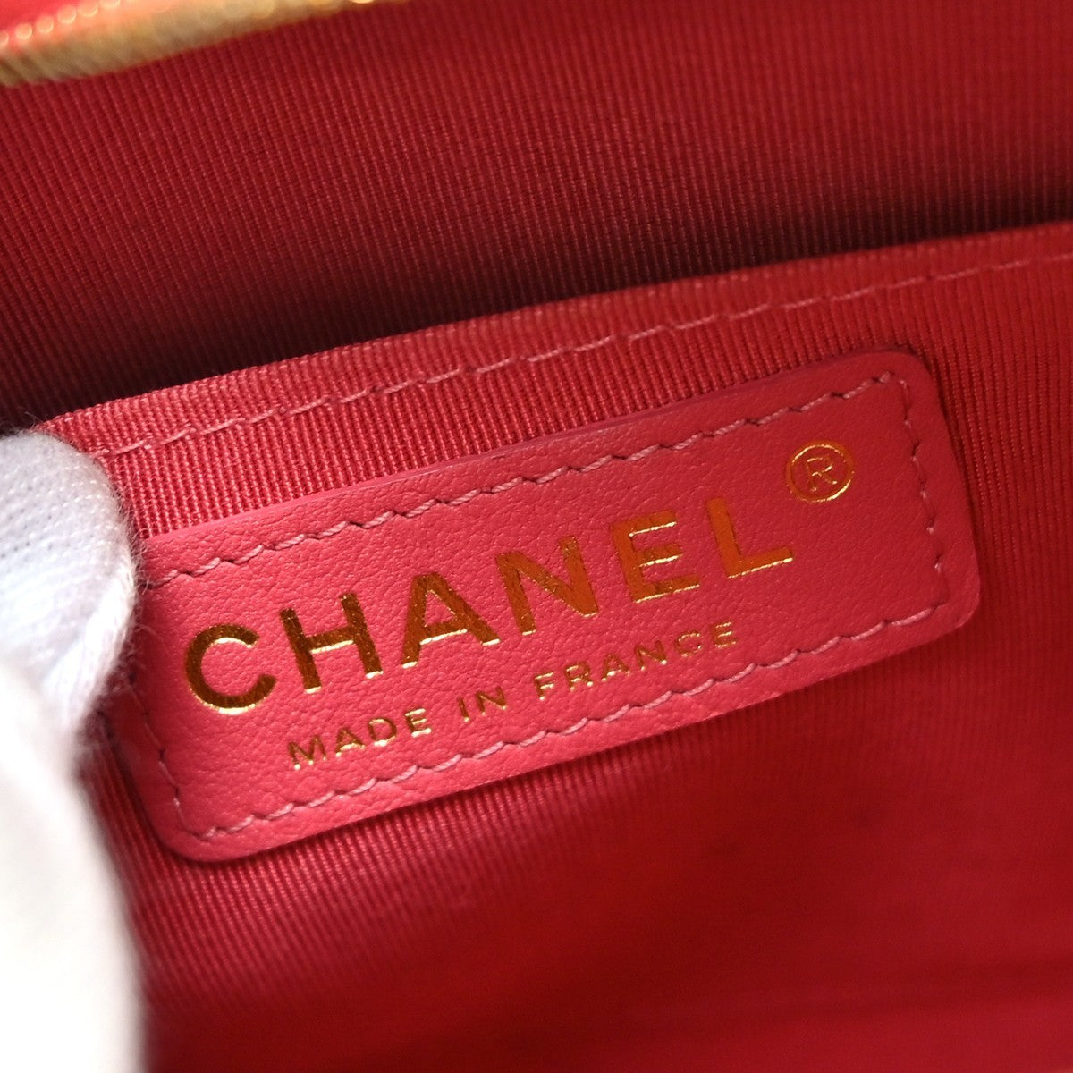 Chanel Pink Lambskin Camera Bag Mini