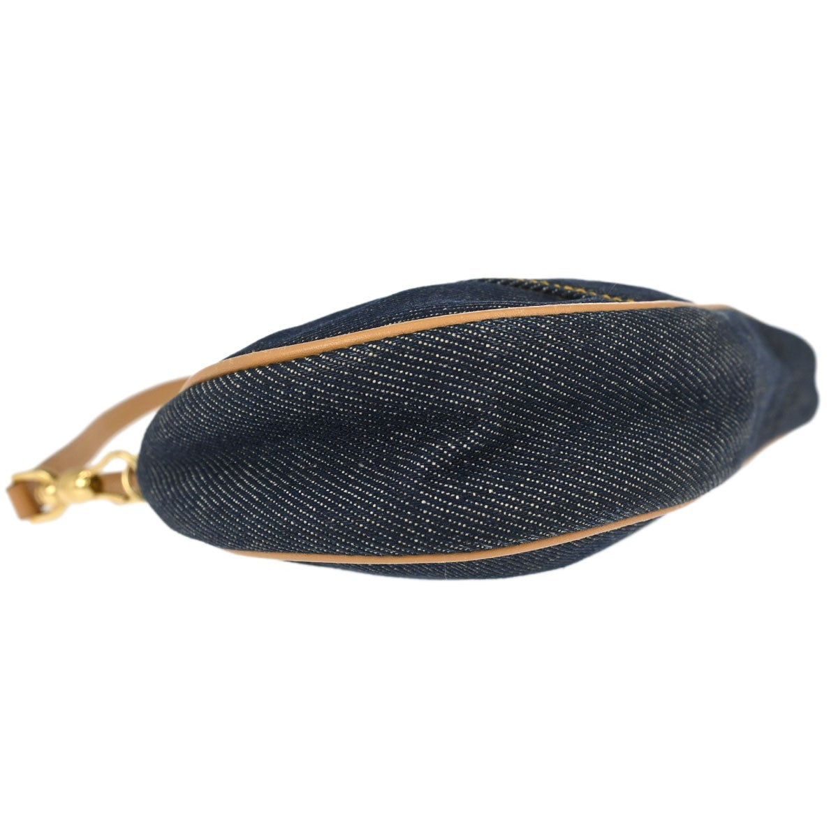 Christian Dior Navy Denim Saddle Handbag