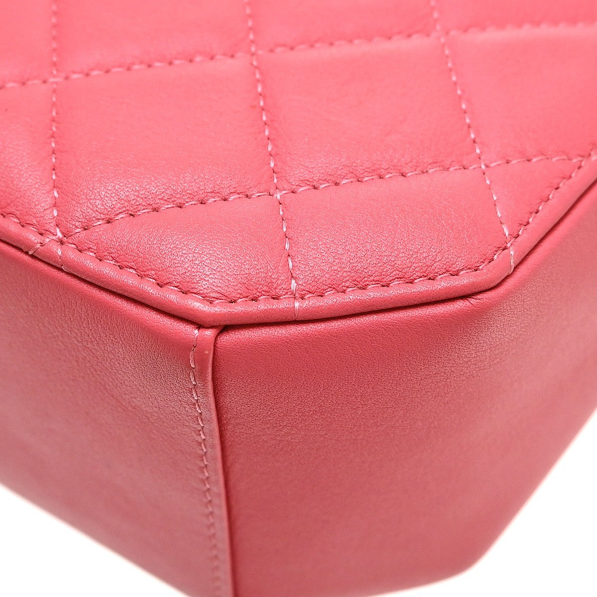 Chanel Pink Lambskin Camera Bag Mini