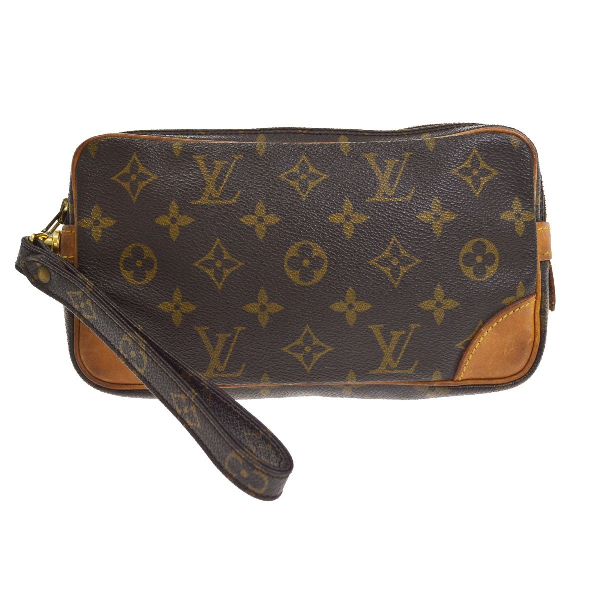 Louis Vuitton Marly Dragonne PM Clutch Bag Purse