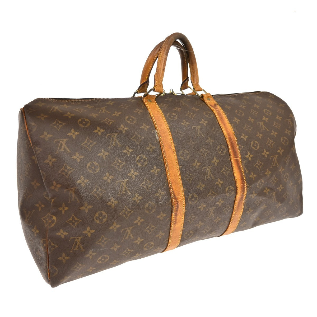 Louis Vuitton Keepall 55 Travel Handbag Monogram