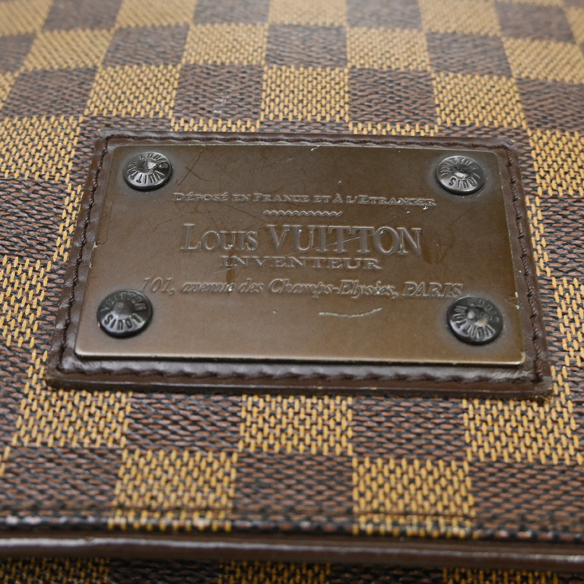 Louis Vuitton Damier Brooklyn MM Shoulder Bag