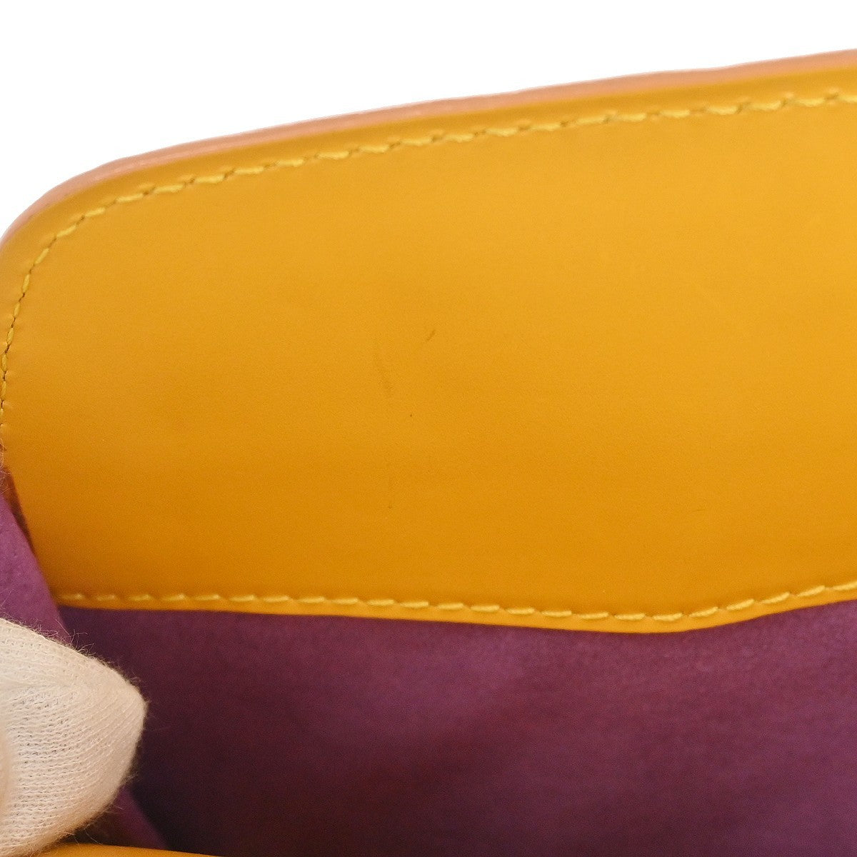 Louis Vuitton Yellow Epi Pont Neuf Handbag