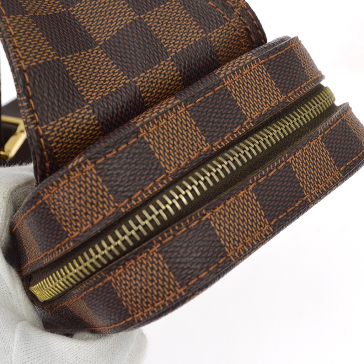 Louis Vuitton Geronimos Bum Bag Damier Brown