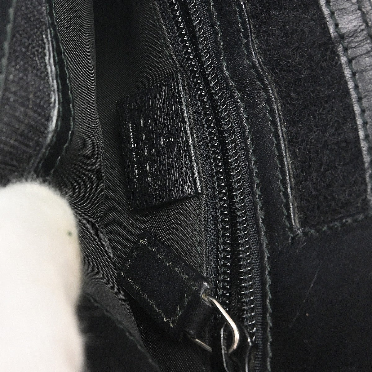 Gucci Brown Black Canvas GG Shoulder Bag