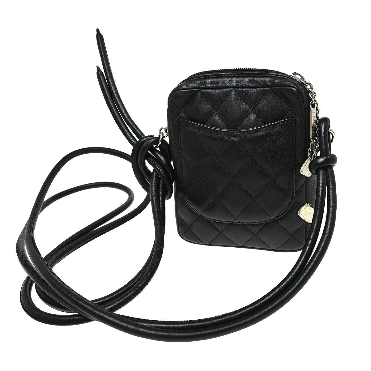 Chanel Black Calfskin Cambon Ligne Shoulder Bag
