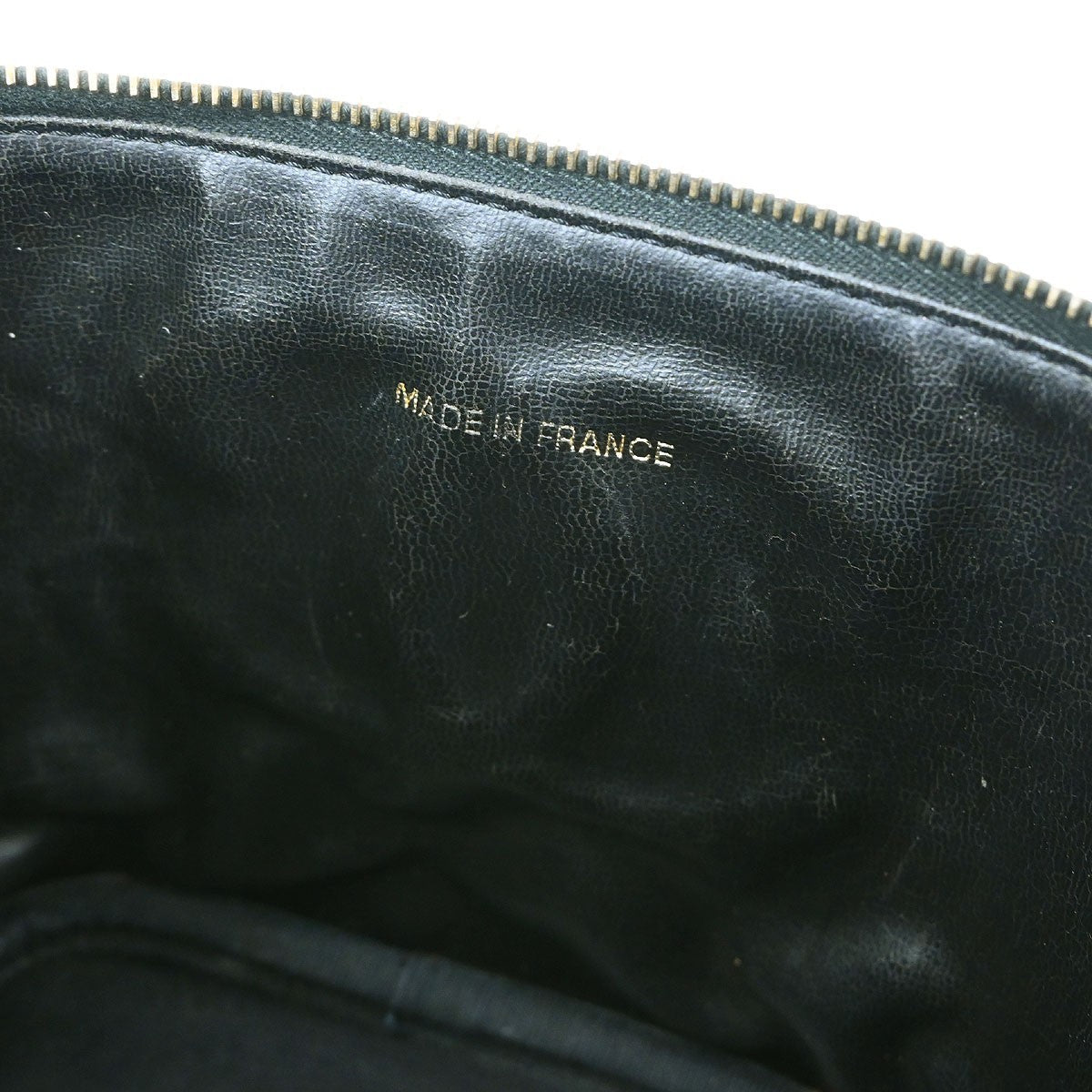 Chanel Black Calfskin Timeless Vanity Handbag