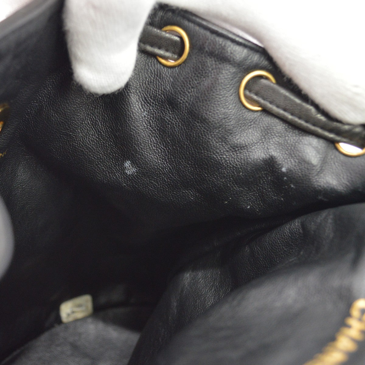 Chanel Black Lambskin Duma Backpack Large
