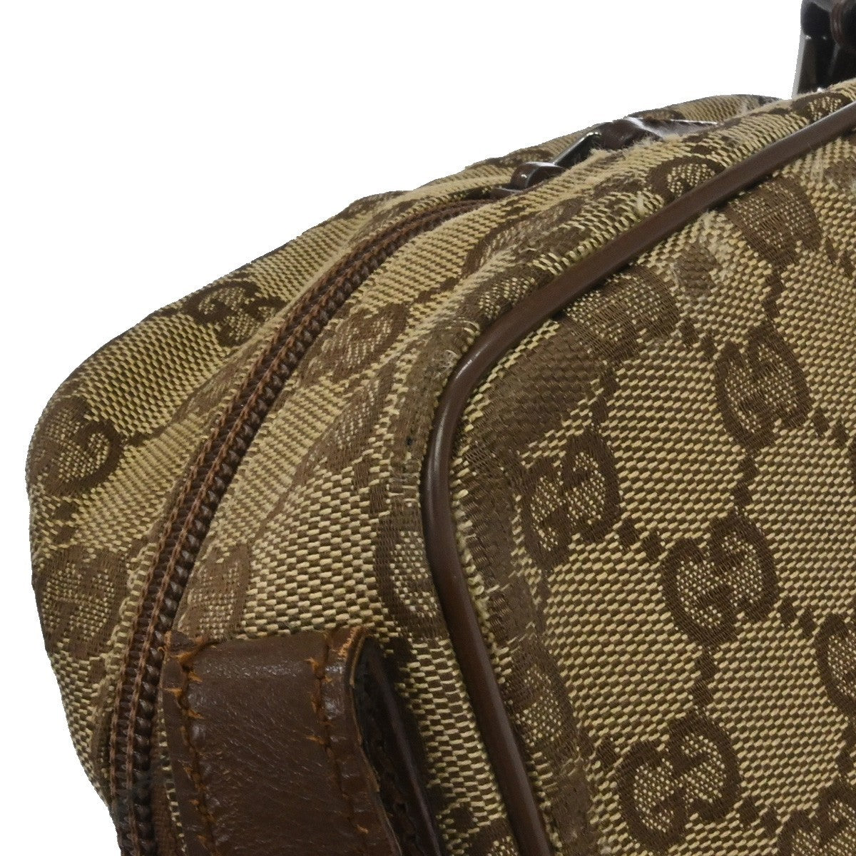 Gucci Beige Canvas GG Shoulder Bag