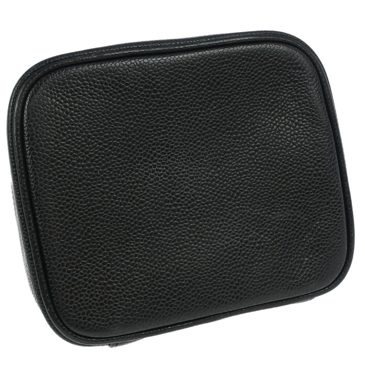 Chanel Black Calfskin Timeless Vanity Handbag