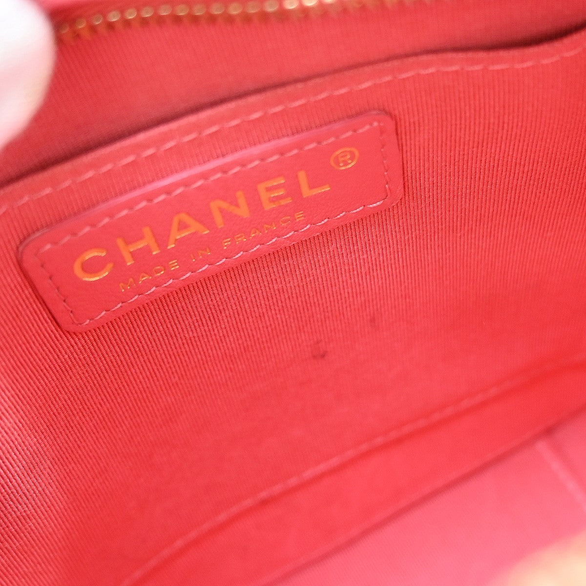 Chanel Pink Lambskin Camera Bag Mini