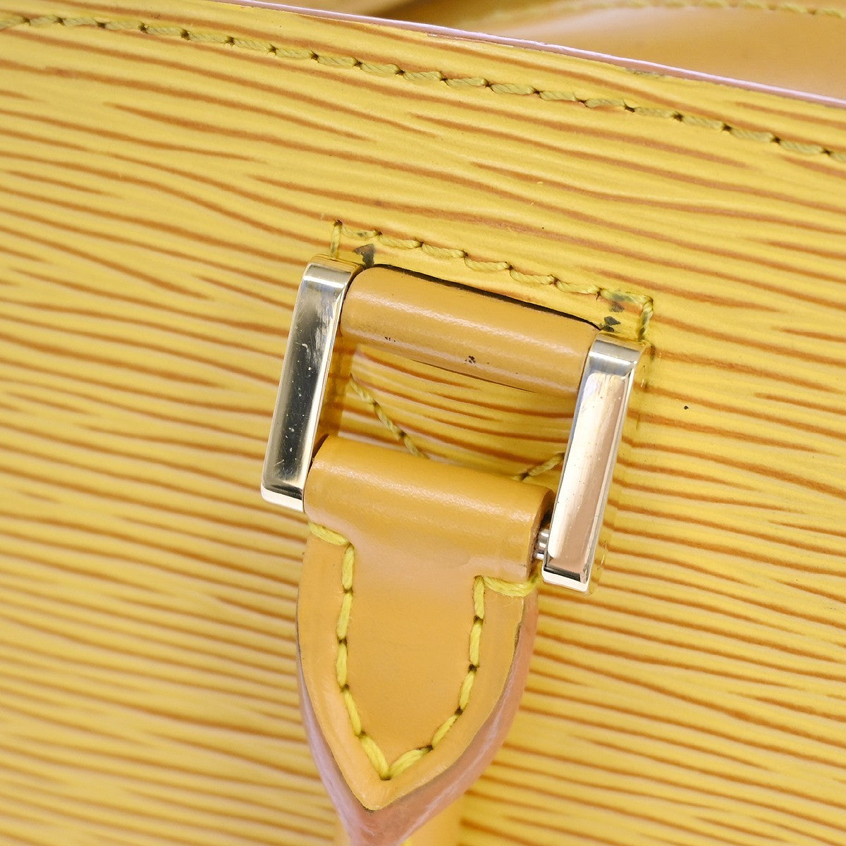 Louis Vuitton Yellow Epi Pont Neuf Handbag