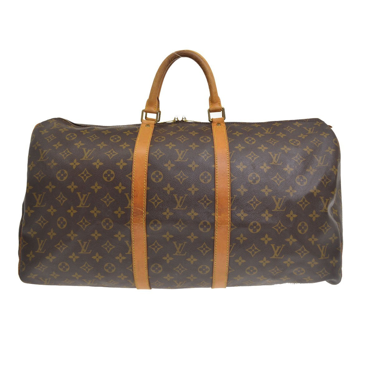 Louis Vuitton Keepall 55 Travel Handbag Monogram