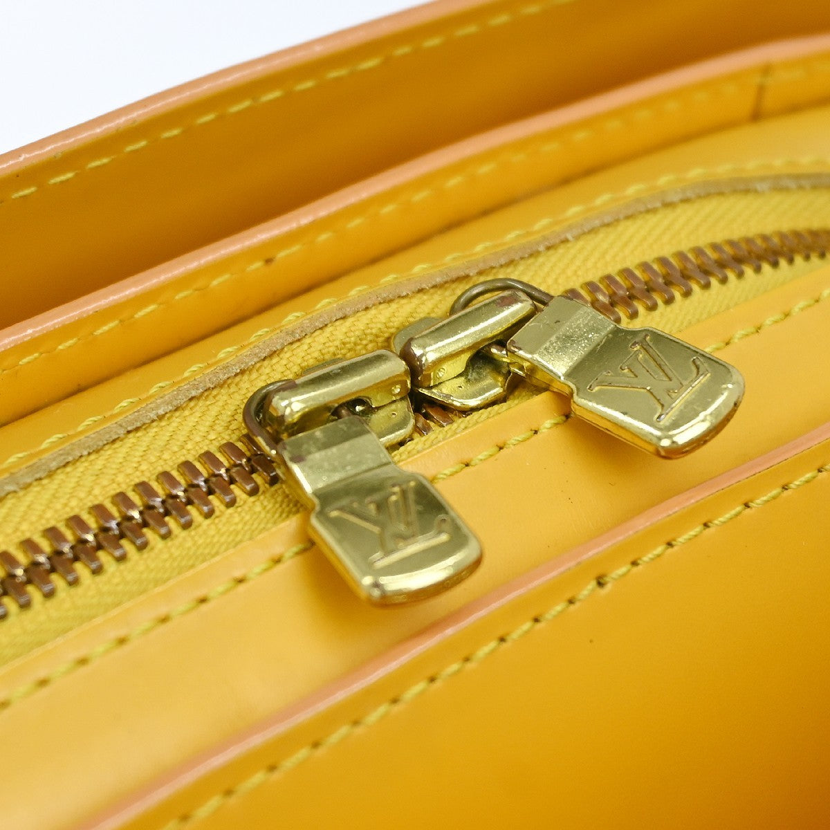 Louis Vuitton Yellow Epi Pont Neuf Handbag