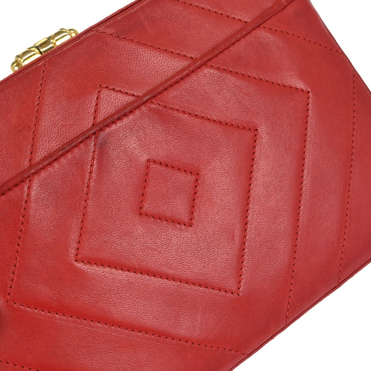 Chanel Red Lambskin Camera Bag Mini