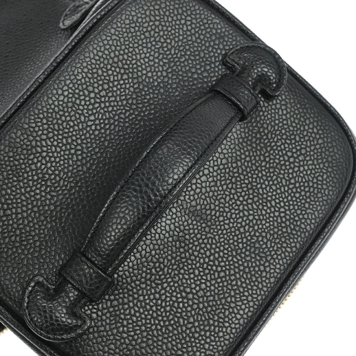 Chanel Black Calfskin Timeless Vanity Handbag
