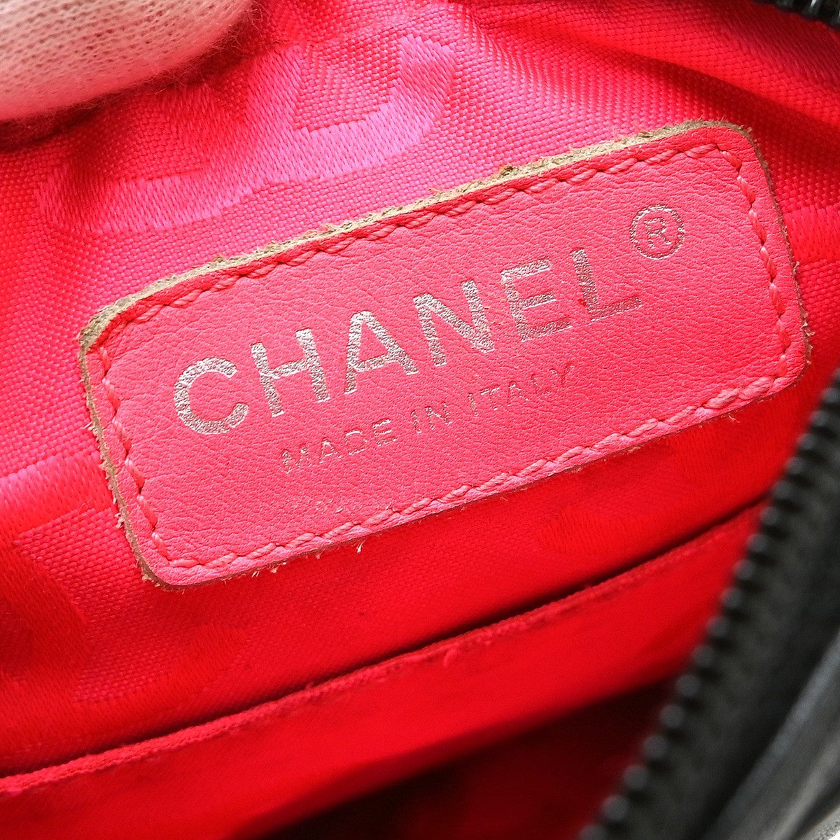 Chanel Black Calfskin Cambon Ligne Shoulder Bag