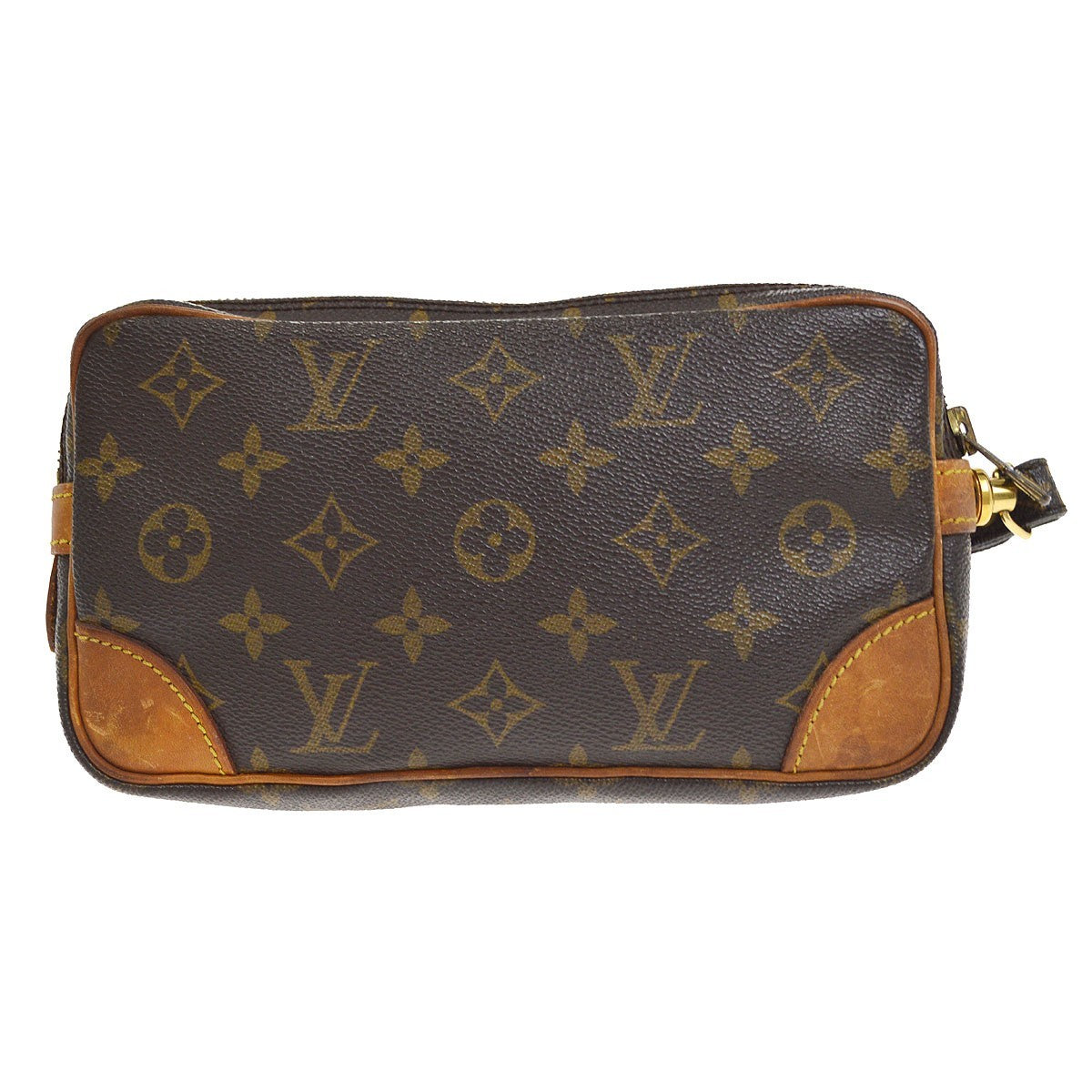 Louis Vuitton Marly Dragonne PM Clutch Bag Purse