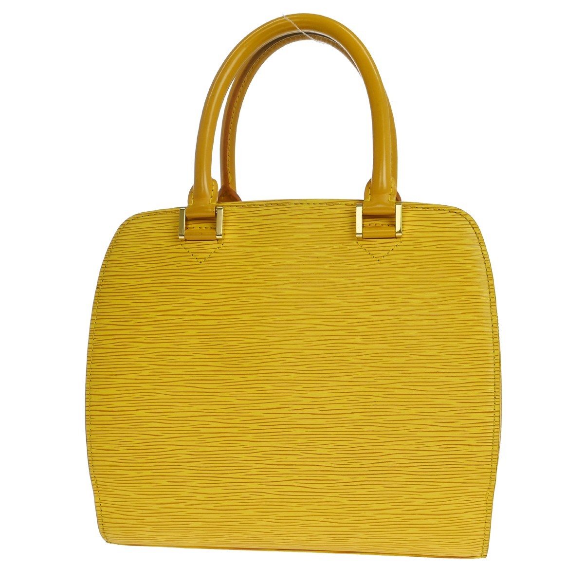 Louis Vuitton Yellow Epi Pont Neuf Handbag