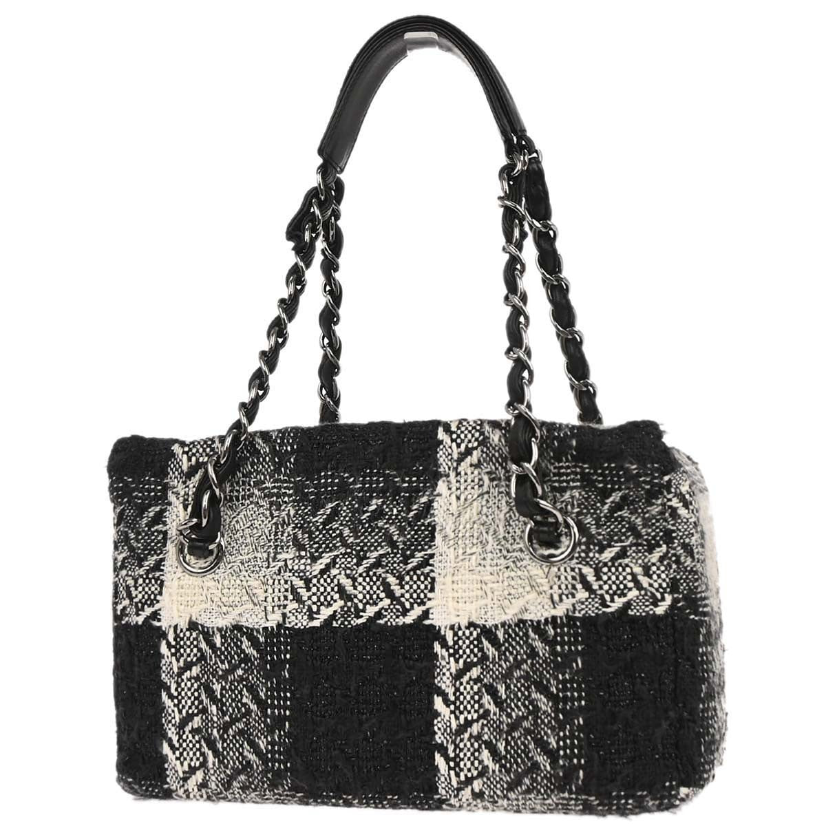 Chanel Black Tweed Vanity Handbag Box