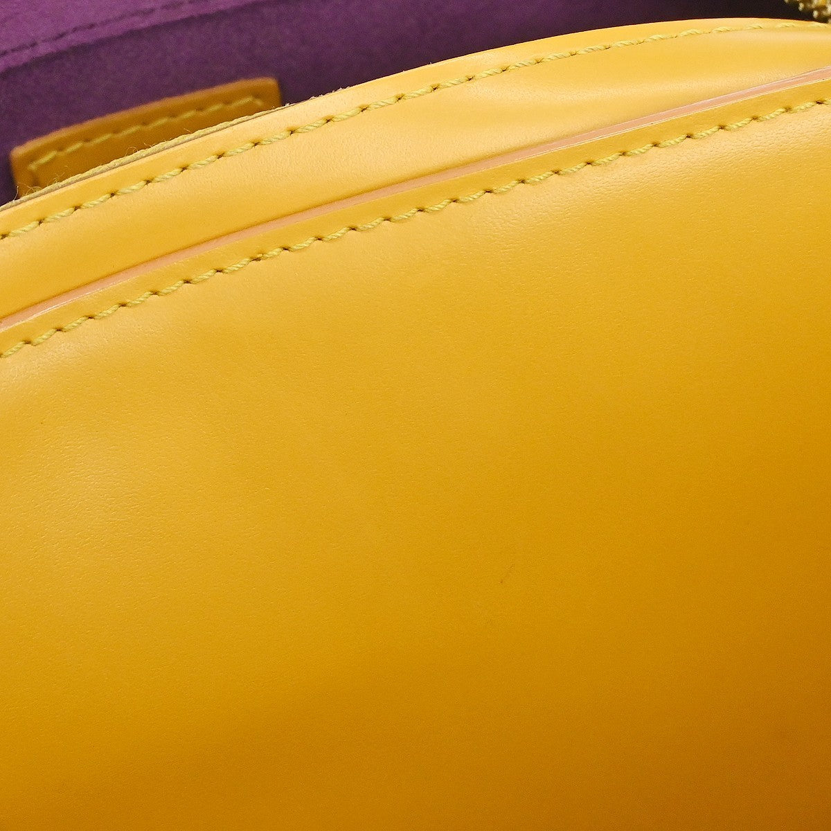 Louis Vuitton Yellow Epi Pont Neuf Handbag