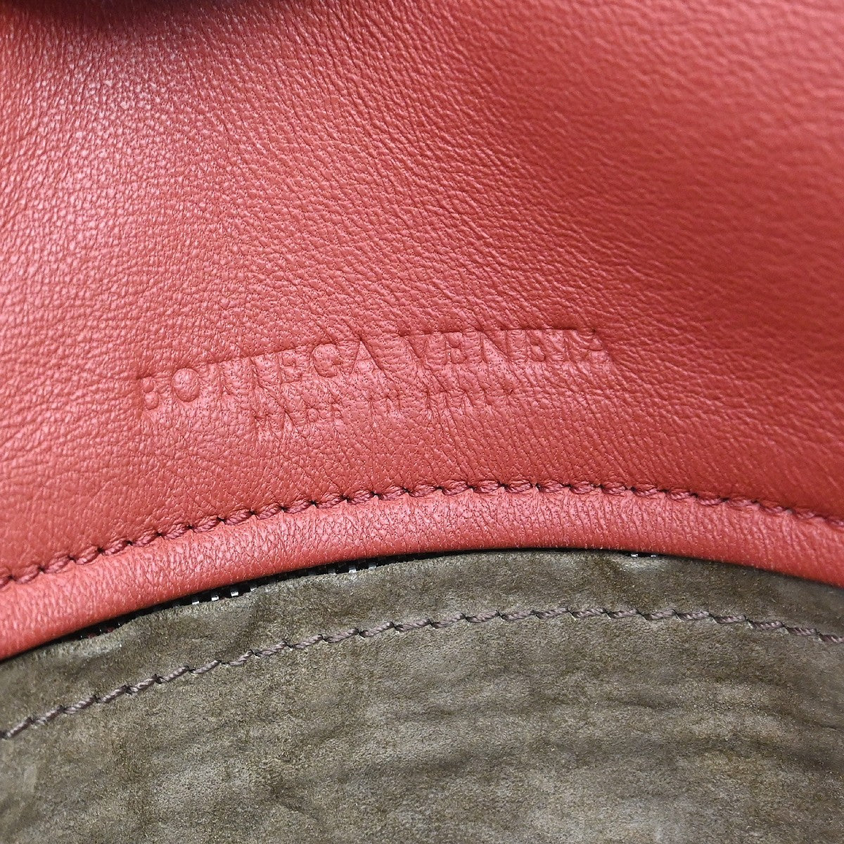 Bottega Veneta Red Intrecciato Shoulder Bag