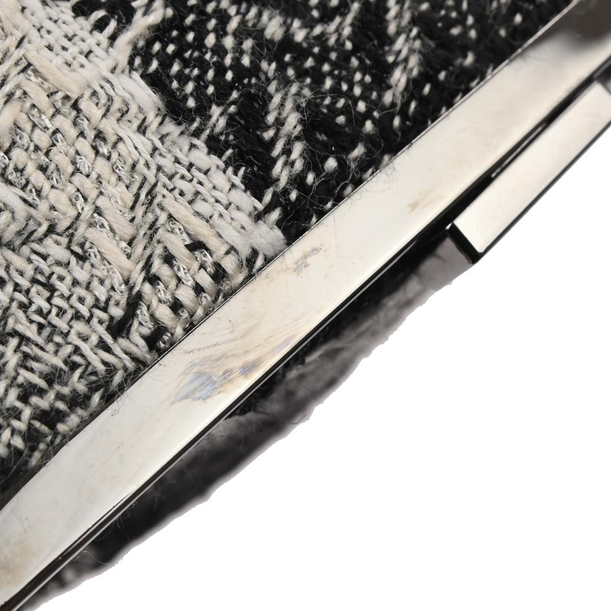 Chanel Black Tweed Vanity Handbag Box
