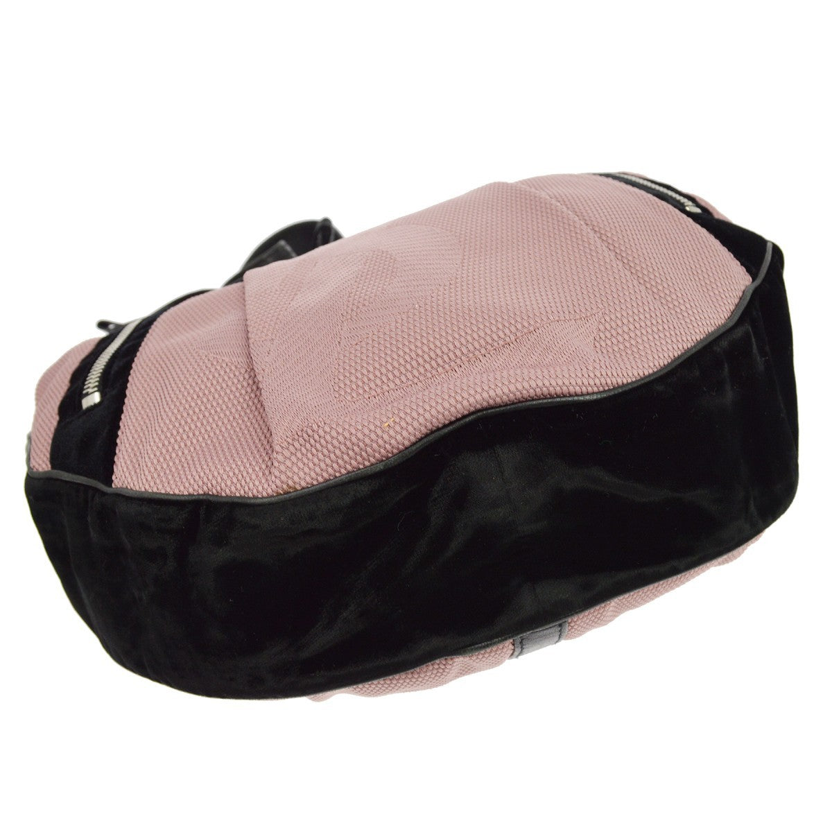 Saint Laurent Pink Canvas Mombasa Shoulder Bag