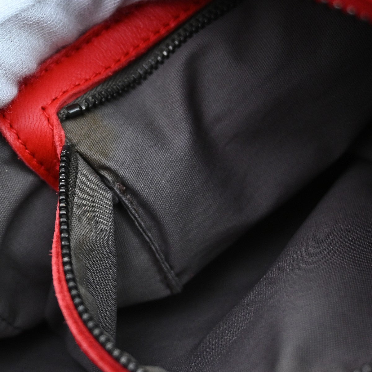 Bottega Veneta Red Intrecciato Shoulder Bag