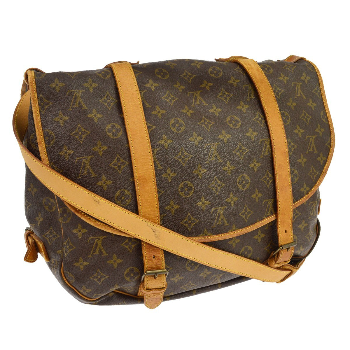 Louis Vuitton Monogram Saumur 43 Messenger Bag