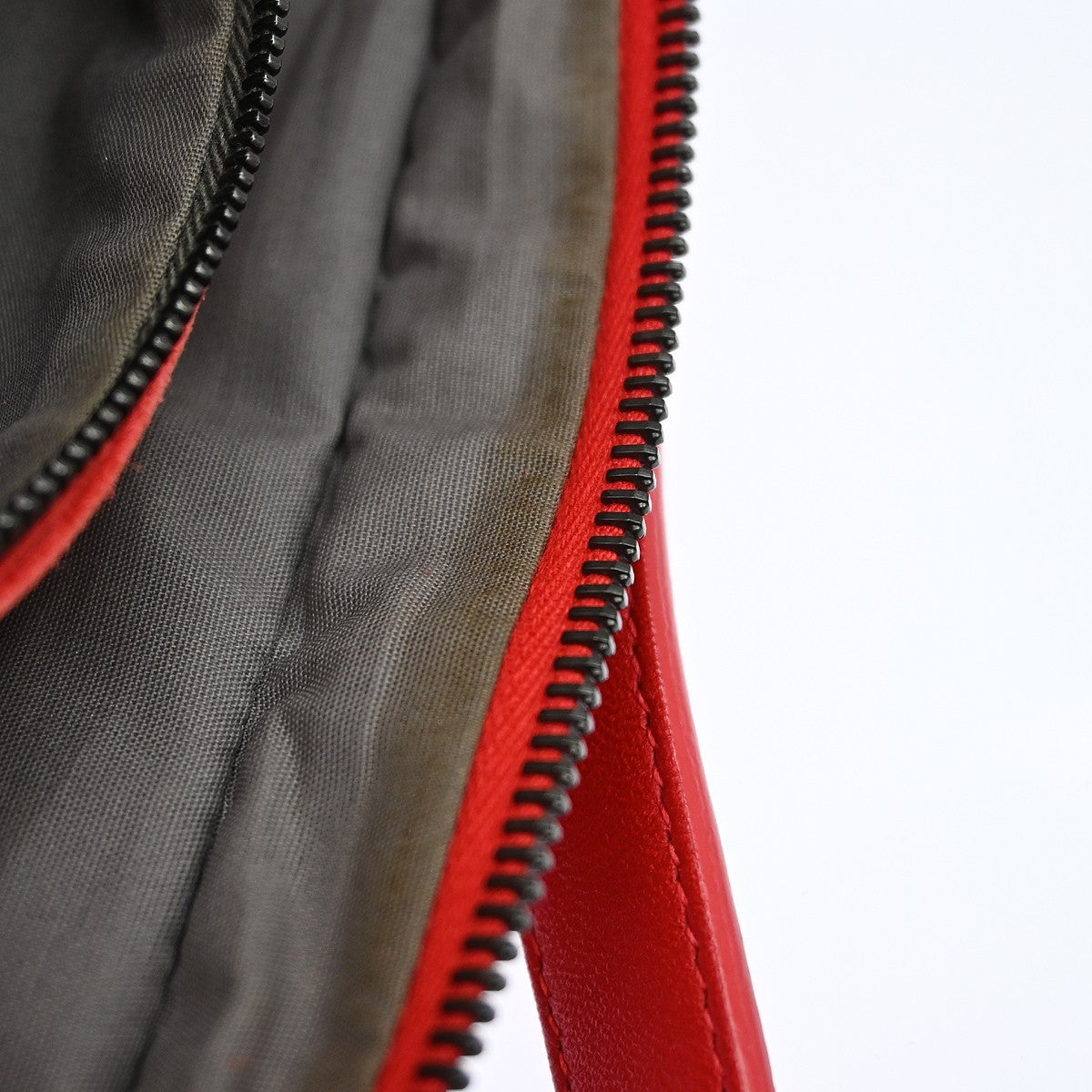 Bottega Veneta Red Intrecciato Shoulder Bag