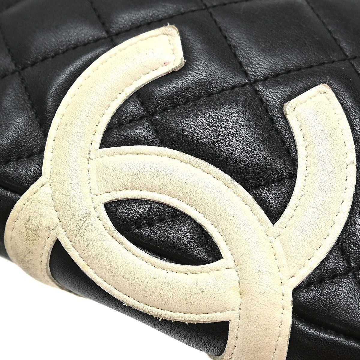 Chanel Black Calfskin Cambon Ligne Shoulder Bag