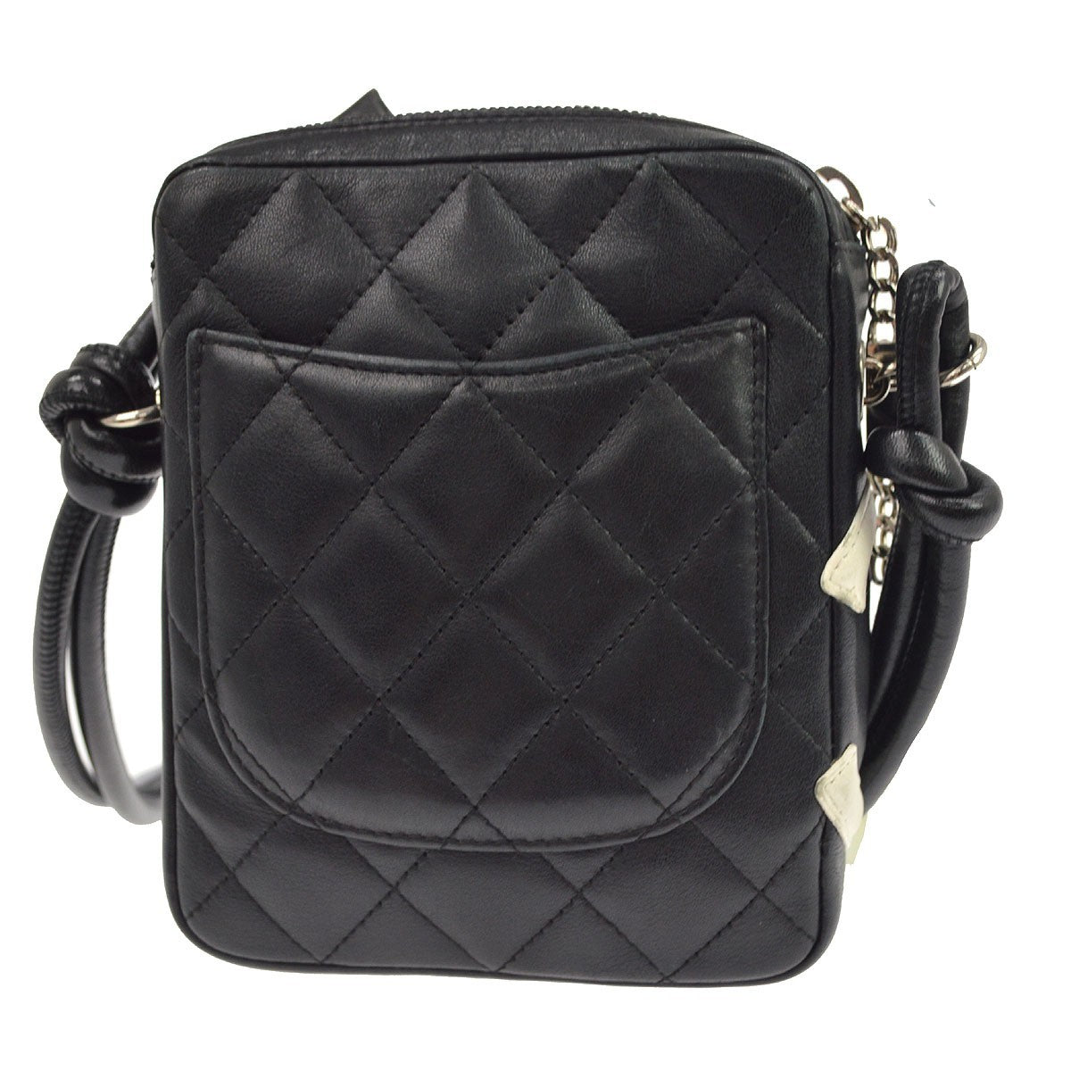 Chanel Black Calfskin Cambon Ligne Shoulder Bag