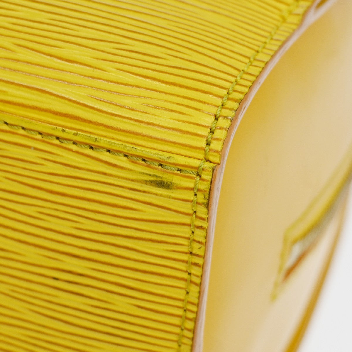 Louis Vuitton Yellow Epi Pont Neuf Handbag