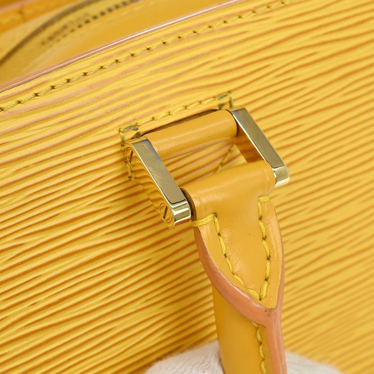 Louis Vuitton Yellow Epi Pont Neuf Handbag