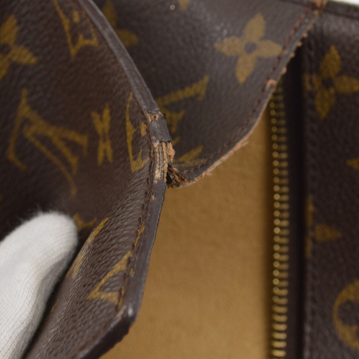 Louis Vuitton Babylone Hand Bag Purse Monogram