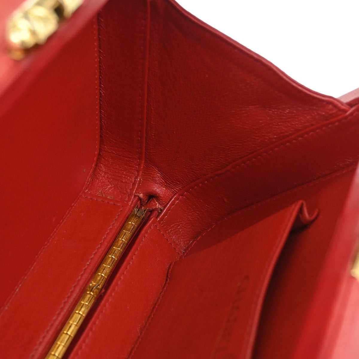 Chanel Red Lambskin Camera Bag Mini