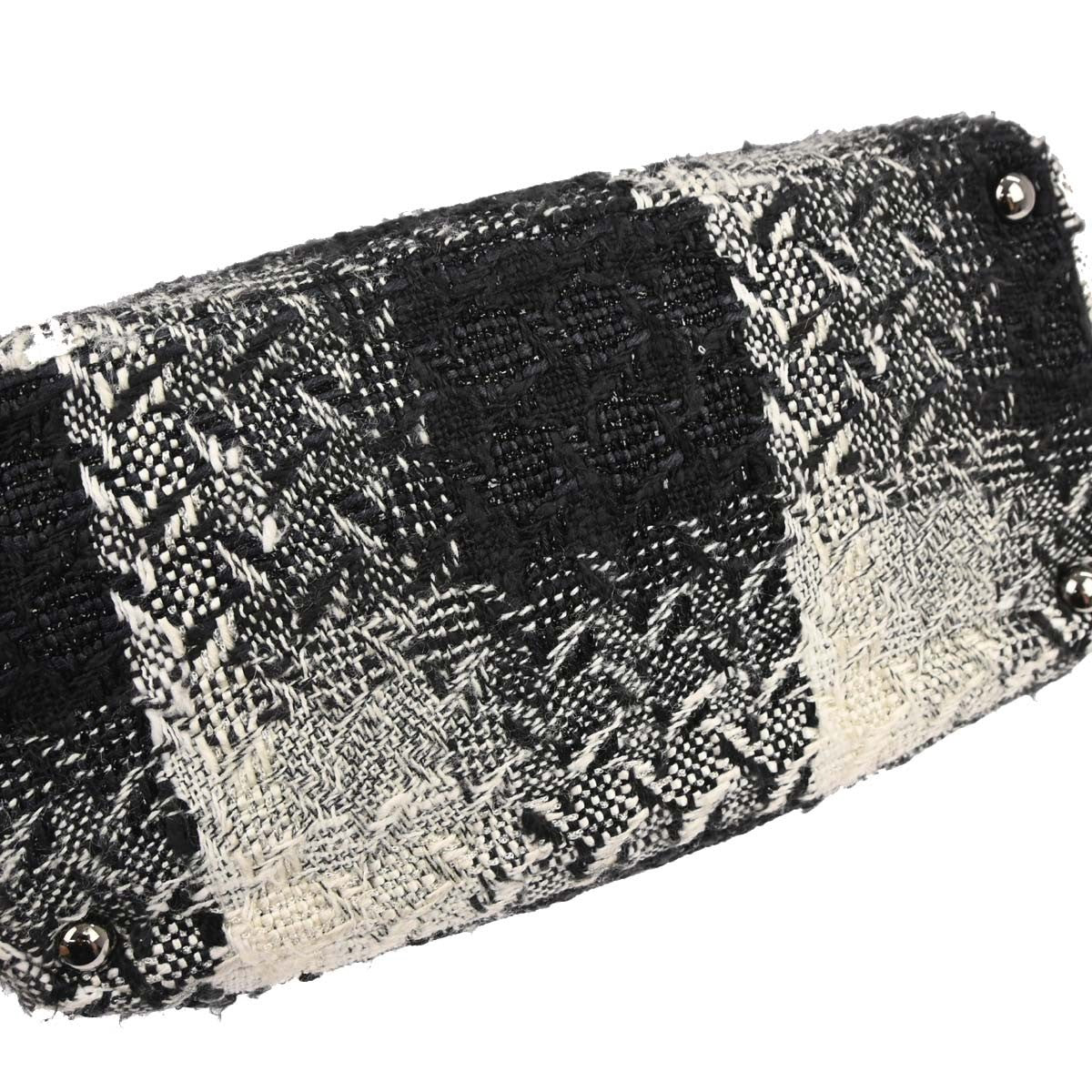 Chanel Black Tweed Vanity Handbag Box