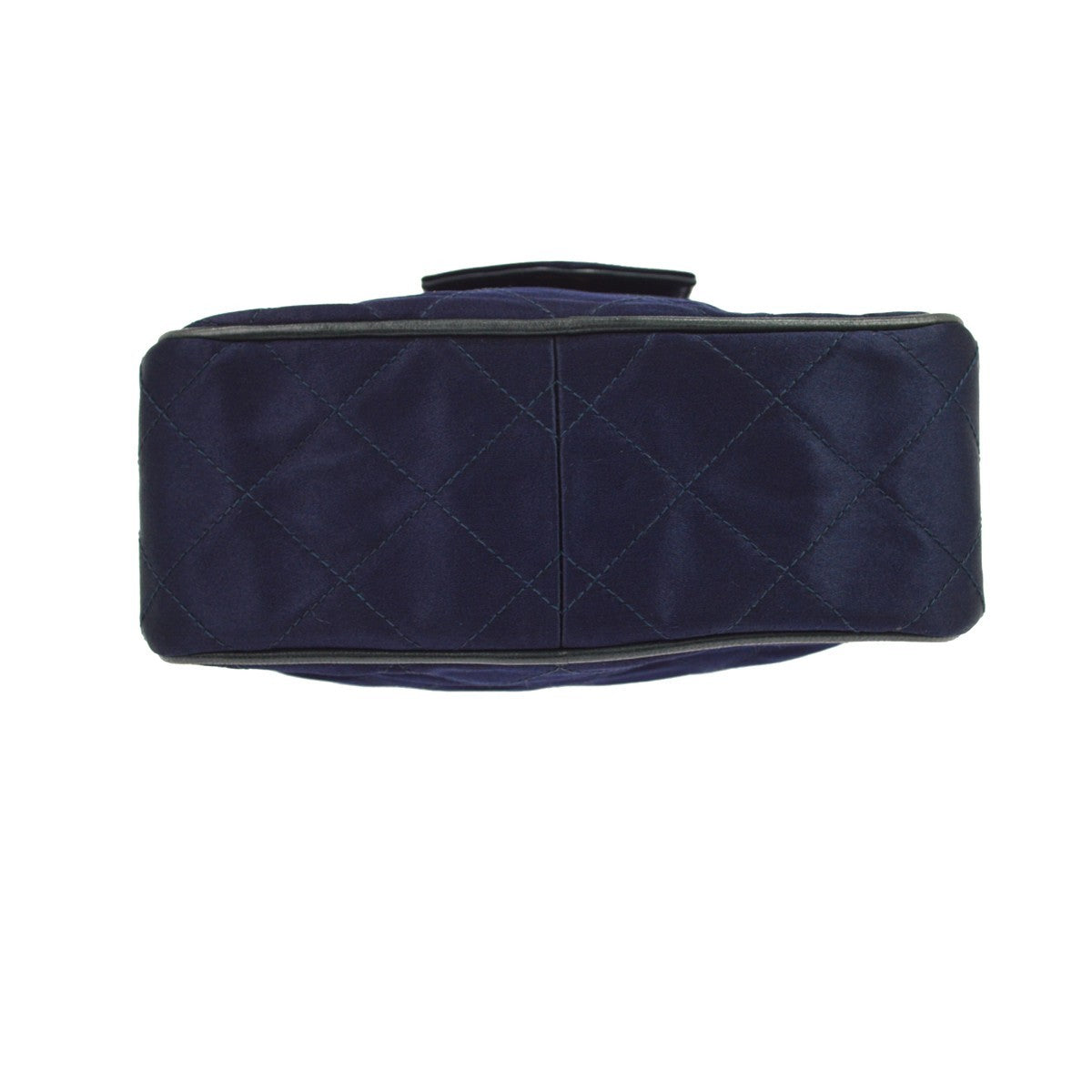 Chanel Navy Satin Camera Bag