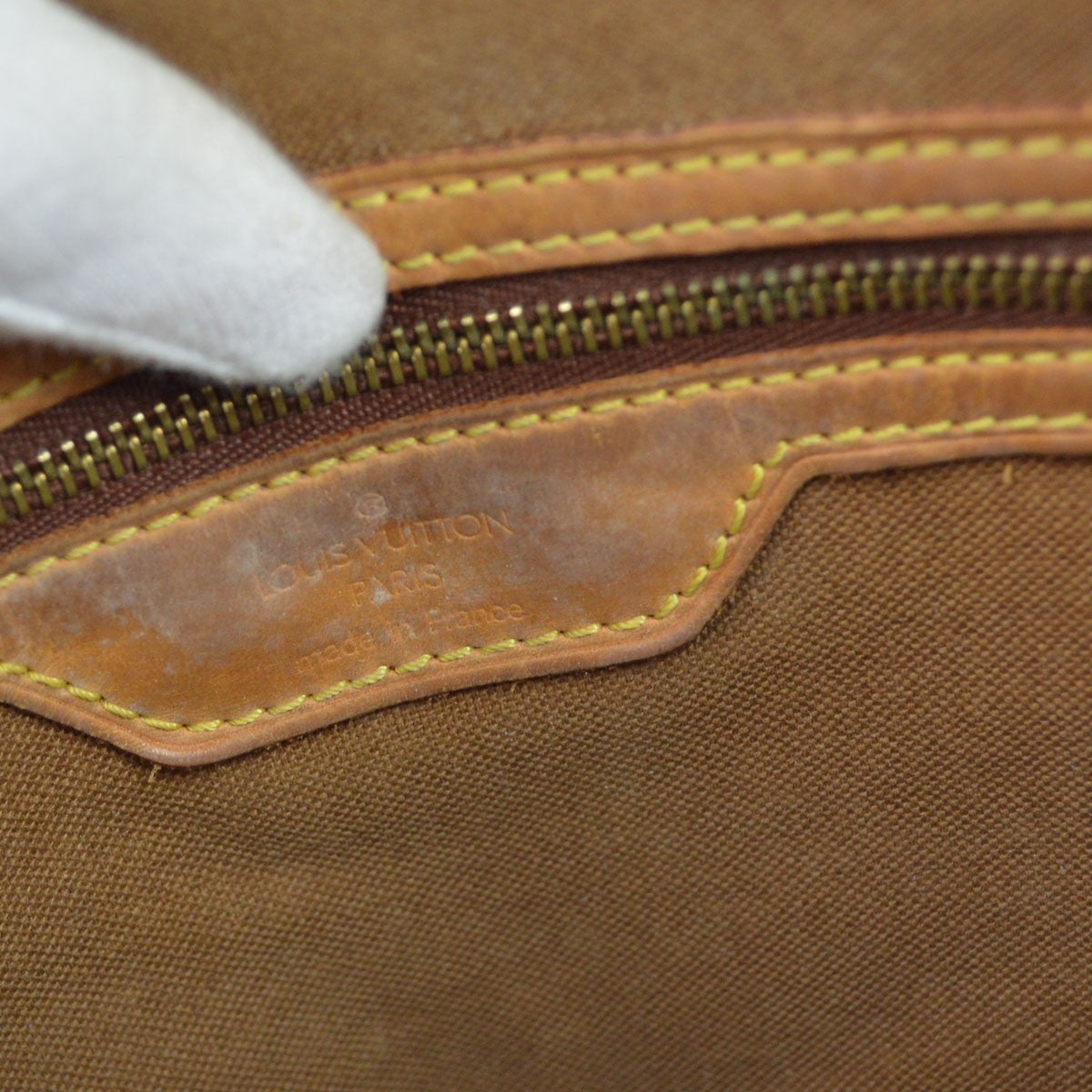 Louis Vuitton Cabas Mezzo Hand Tote Bag Monogram