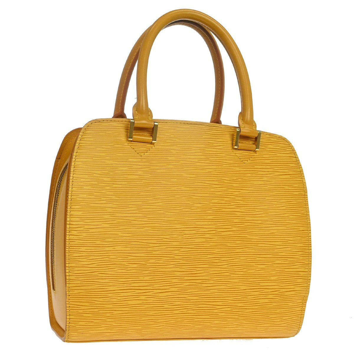 Louis Vuitton Yellow Epi Pont Neuf Handbag