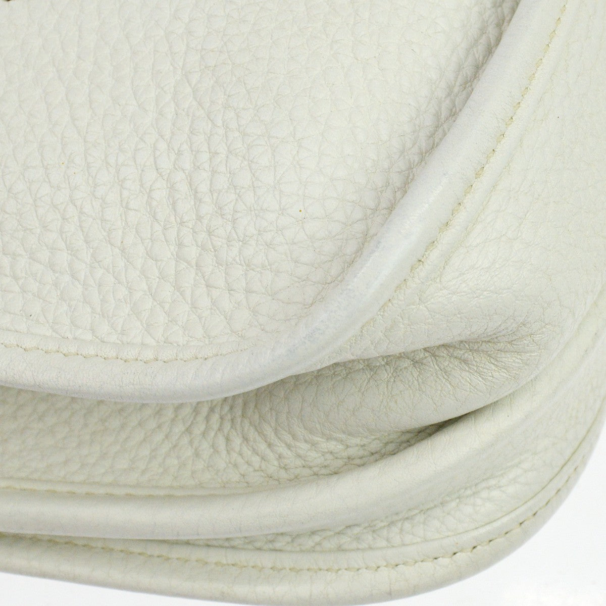 Hermès White Taurillon Clemence Evelyne 3 29 PM