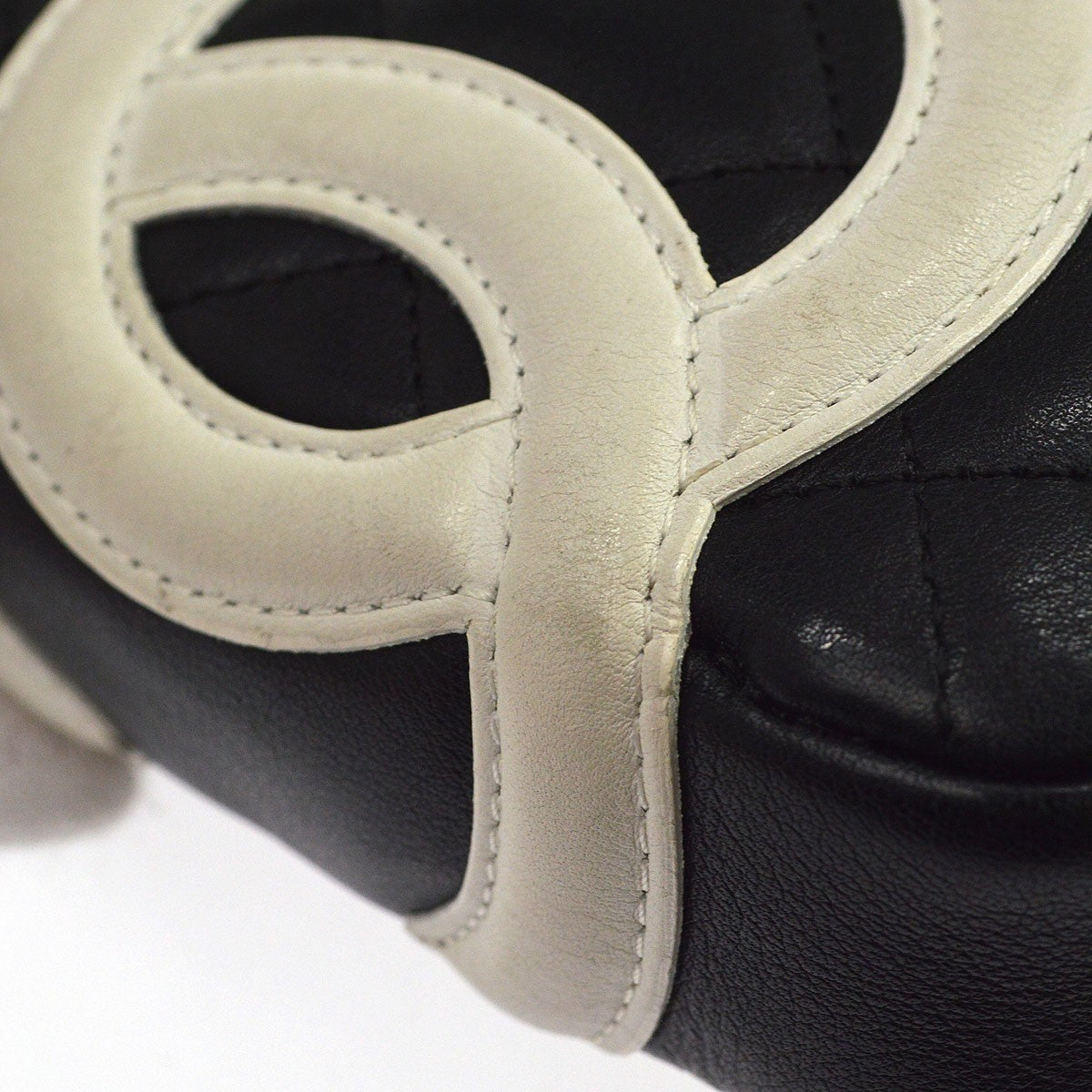Chanel Black Calfskin Cambon Ligne Shoulder Bag