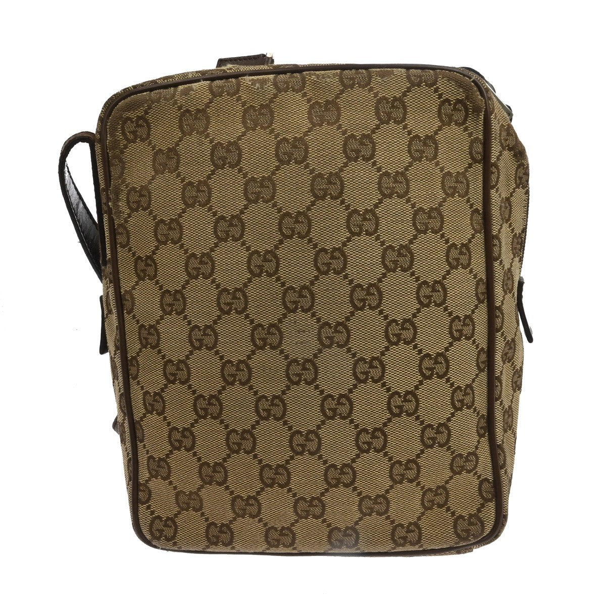 Gucci Beige Canvas GG Shoulder Bag