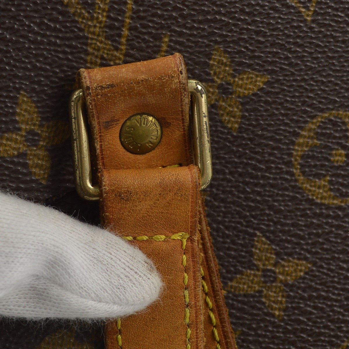 Louis Vuitton Babylone Hand Bag Purse Monogram