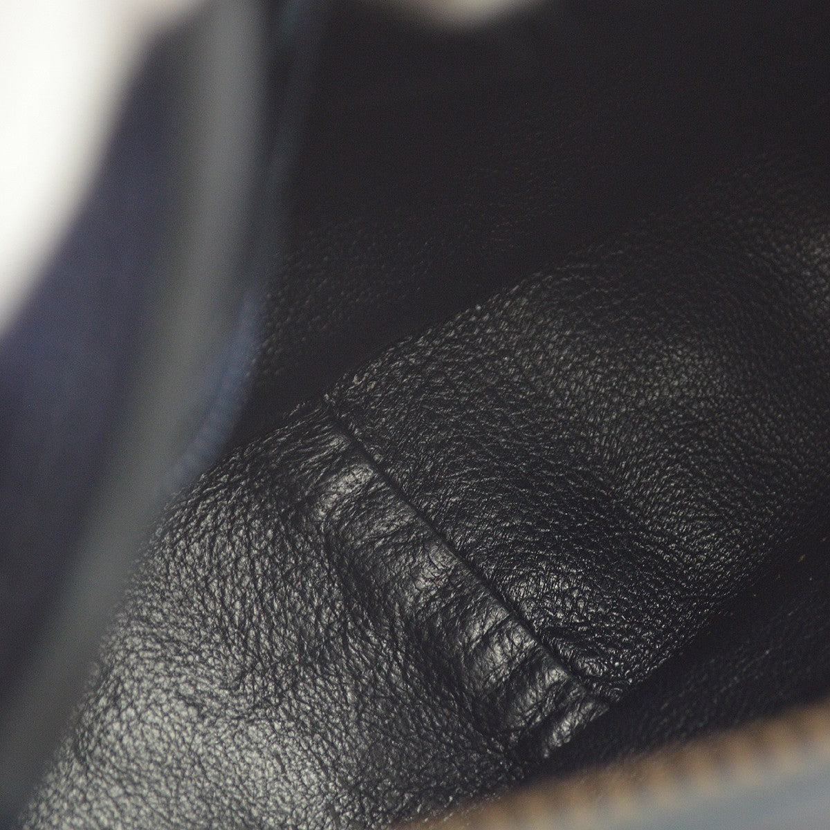 Chanel Navy Satin Camera Bag