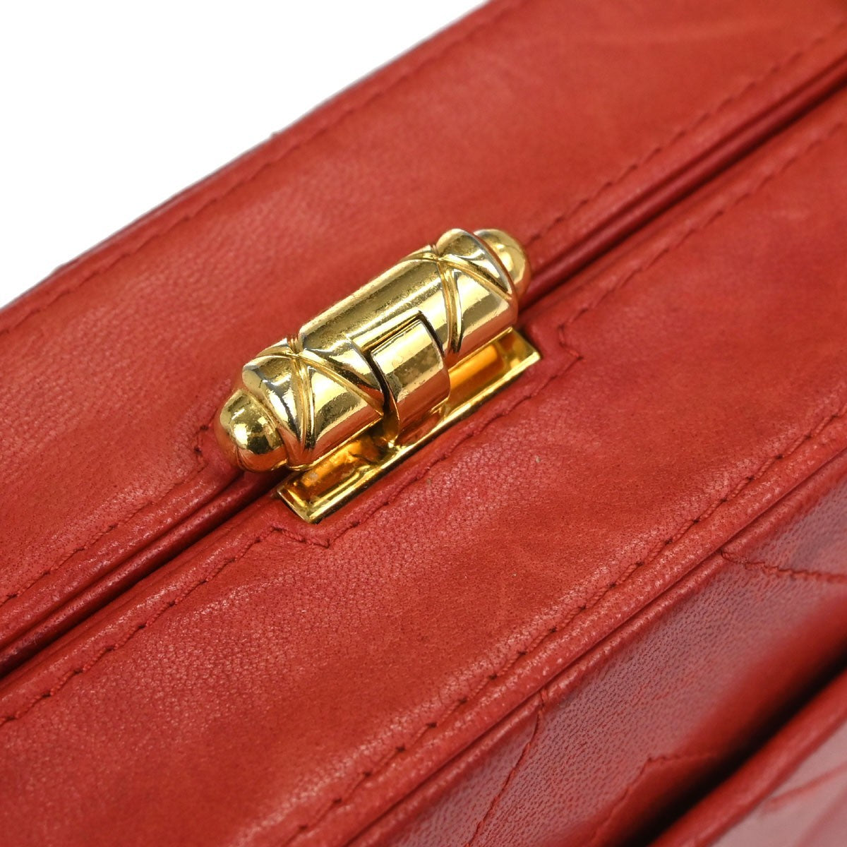 Chanel Red Lambskin Camera Bag Mini