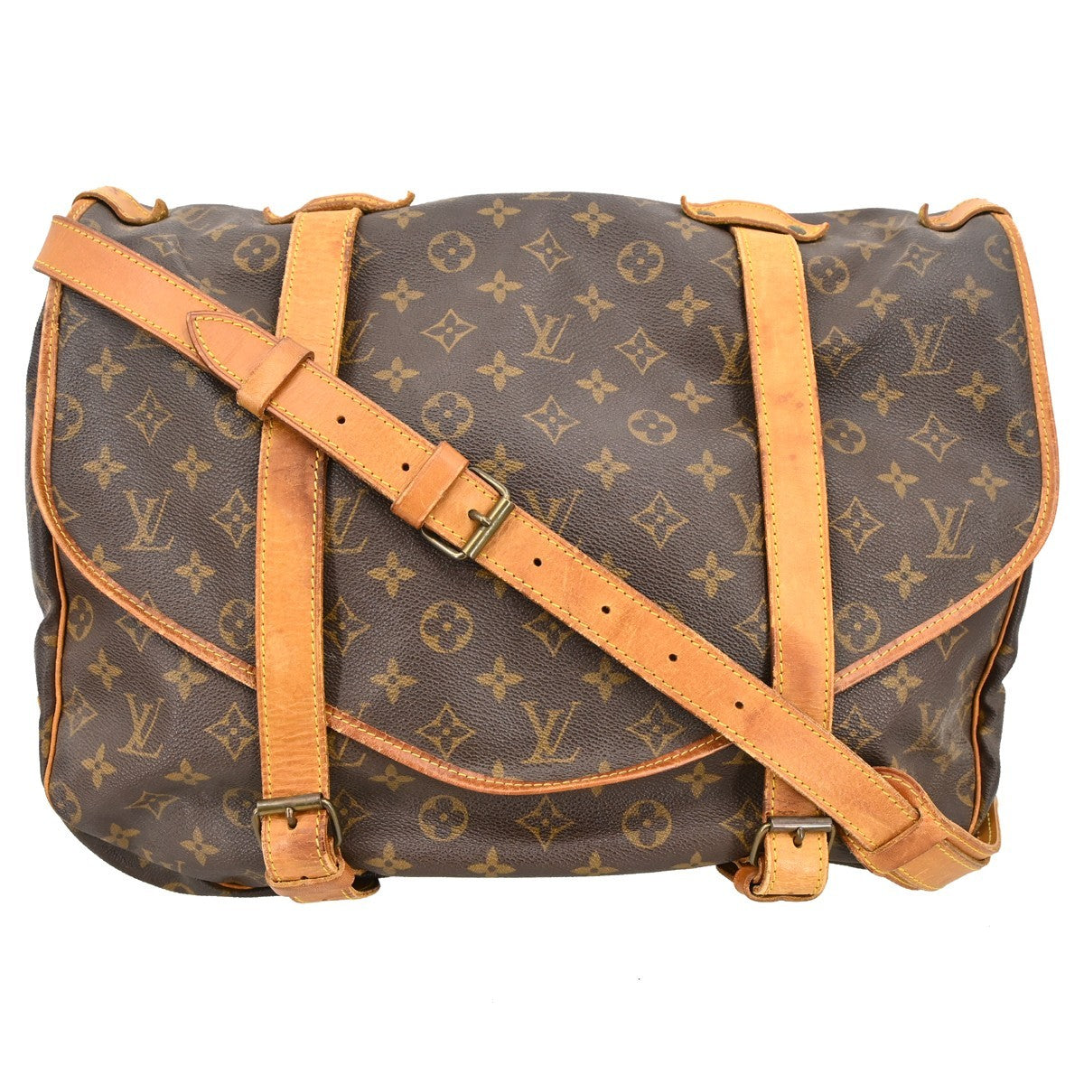 Louis Vuitton Monogram Saumur 43 Messenger Bag
