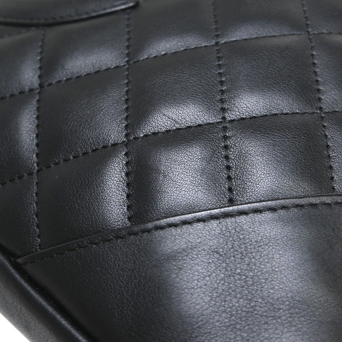 Chanel Black Calfskin Cambon Ligne Shoulder Bag