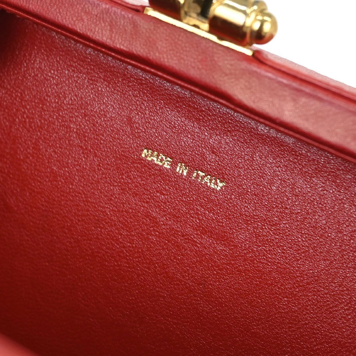 Chanel Red Lambskin Camera Bag Mini